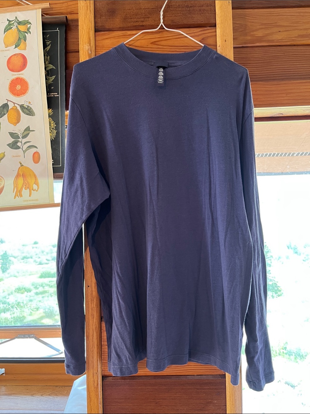 Skims Long Sleeve Boyfriend Top